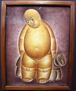 Vicente do rego monteiro, ragazzo nudo con tartaruga